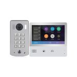 Kit videointerfon 2Easy pentru o familie cu tastatură mecanică iluminată
