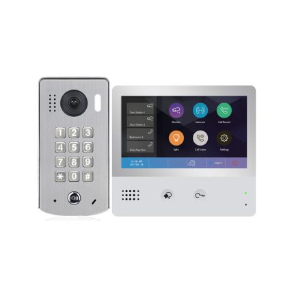 Kit videointerfon 2Easy pentru o familie cu tastatură mecanică iluminată