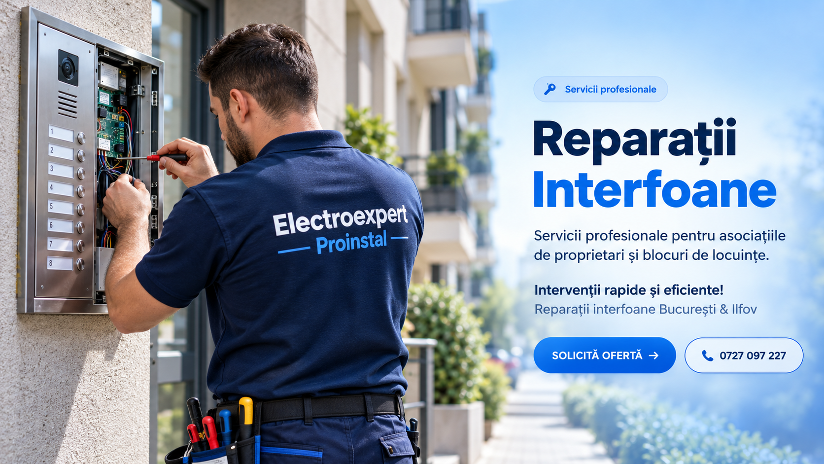 Reparații interfoane București și Ilfov - Electroexpert Proinstal